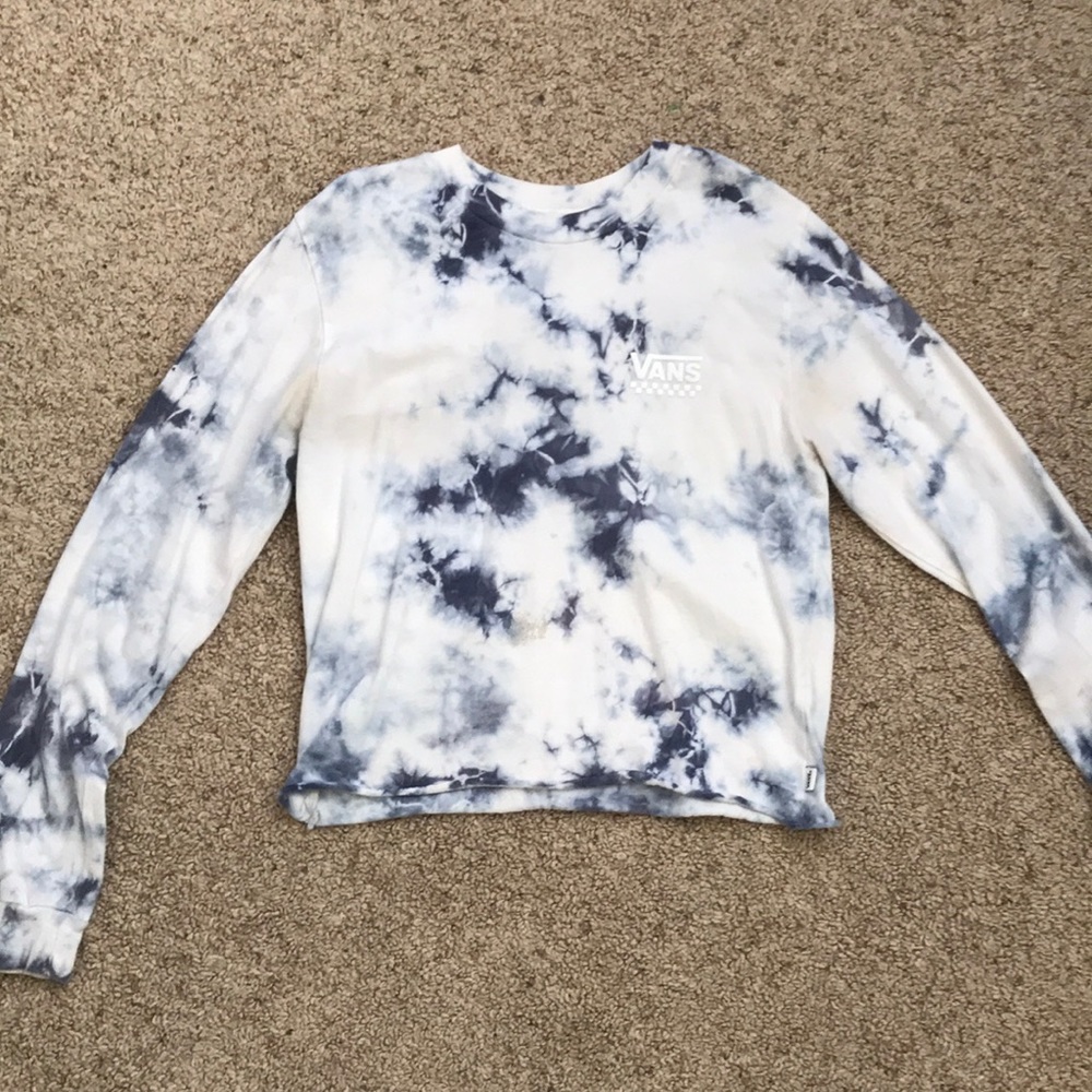 Tiedye vans shirt